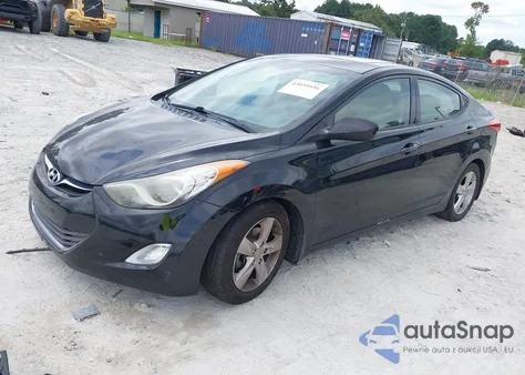 2013 Hyundai Elantra Gls from USA, damaged, VIN 5NPDH4AEXDH452607